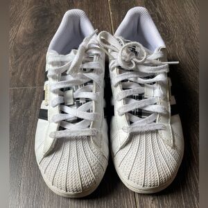 Adidas Superstar Kids Sneakers White & Black - Size 3 US